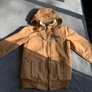 Carhartt Sherpa Hoodie Weathered Wildwood Jacket